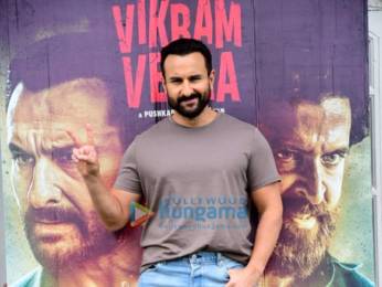 Photos: Saif Ali Khan promotes Vikram Vedha at Taj Lands End, Bandra