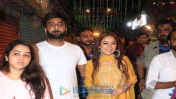 Photos: Shehnaaz Gill snapped with her brother at Lalbaugcha Raja as they seek the blessings of the Lord Ganesha