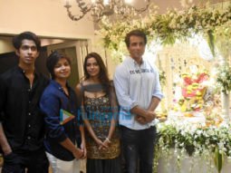 Photos: Sonu Sood snapped during Ganpati visarjan