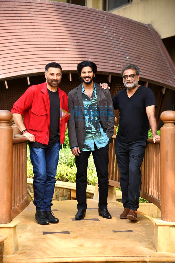 Photos: Sunny Deol, Dulquer Salmaan and R. Balki spotted for Chup promotions at JW Marriott