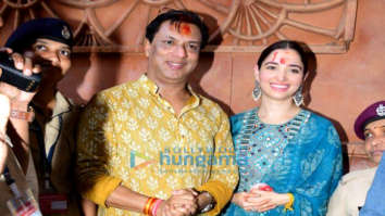 Photos: Tamannaah Bhatia and Madhur Bhandarkar snapped at Lalbaugcha Raja to seek blessings after of Babli Bouncer trailer launch
