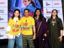 Photos: Tamannaah Bhatia and Madhur Bhandarkar snapped promoting Babli Bouncer in Pillai College