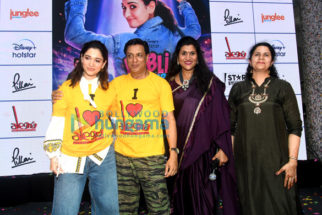Photos: Tamannaah Bhatia and Madhur Bhandarkar snapped promoting Babli Bouncer in Pillai College