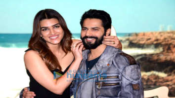 Photos: Varun Dhawan, Kriti Sanon, Amar Kaushik and Dinesh Vijan snapped promoting their film Bhediya