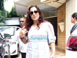 Photos: Vidya Balan spotted at a dubbing studio in Bandra