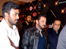 Quick glimpse of Salman Khan at the Lokmat Awards