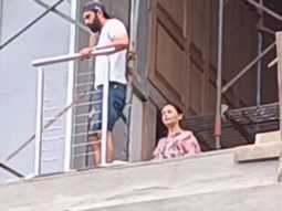 Ranbir Kapoor and Alia Bhatt check out the construction of their new house