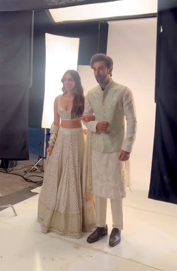 Ranbir Kapoor and Kiara Advani pose together in a new video for Myntra's ad campaign shoot ; Fans are in awe 