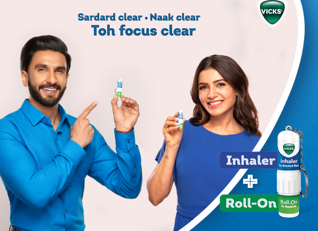 Ranveer Singh and Samantha Ruth Prabhu feature in a new campaign for Vicks 