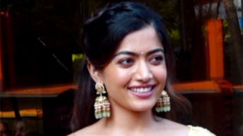 Rashmika Mandanna looks absoultely cute in yellow traditional outfit