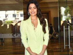 Rashmika Mandanna sports a neon outfit for ‘Goodbye’ promotions