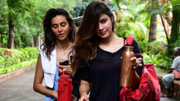 Rhea Chakraborty and Shibani Dandekar snapped together post gym session
