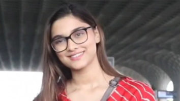 Saiee Manjrekar goes the simple way dressing in a red kurta