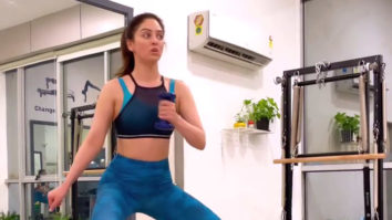 Sandeepa Dhar works hard to burn off the calories