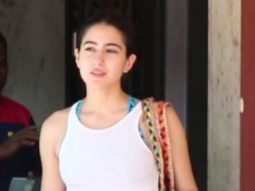 Sara Ali Khan poses for paps post gym sessions