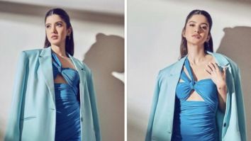 Shanaya Kapoor looks absolutely magnificent as she dresses in hues of blue