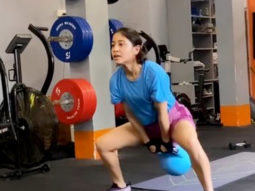 Shweta Tripathi shows off her smooth gym moves