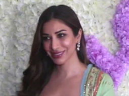 Sophie Choudry looks elegant in a green traditional outfit
