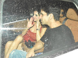 Sussanne Khan arrives with boyfriend Arslan Goni at Chunky Pandey’s party