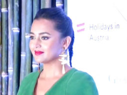 TV Towns power couple Tejasswi Prakash and Karan Kundrra poses at Global Spa Awards