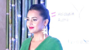 TV Towns power couple Tejasswi Prakash and Karan Kundrra poses at Global Spa Awards