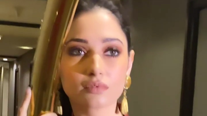 Tamannaah Bhatia is red carpet ready in this gorgeous traditional outfit