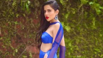 Uorfi Javed looks sizzling in blue outfit and red lip