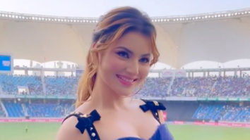 Urvashi Rautela attends the India vs Pakistan match