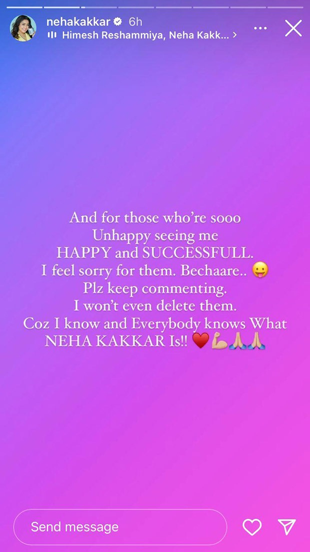 Neha Kakkar hits back at people trolling ‘O Sajna'; says, ‘Feel sad for those unhappy seeing my success’