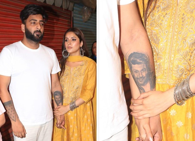 Shehnaaz Gill touches Sidharth Shukla’s tattoo when she visits Lalbaugcha Raja; fans hail their love
