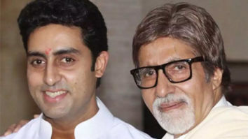 Abhishek Bachchan gives a surprise visit to dad Amitabh Bachchan; shares a pic feat latter’s reaction