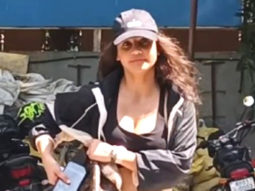 Aisha Sharma clicked outside gym in a sporty outfit