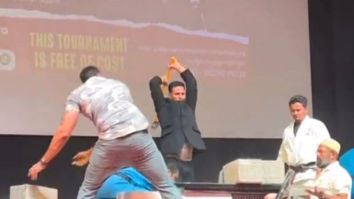 Akshay Kumar attends martial arts tournament after Ram Setu release, breaks bricks with hammer, watch video