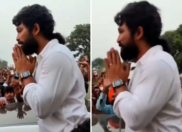 Allu Arjun mobbed by fans during visit to Attari border to interact with Jawans, watch videos