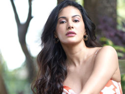 Amyra Dastur has fun as she learns how to ride a bike