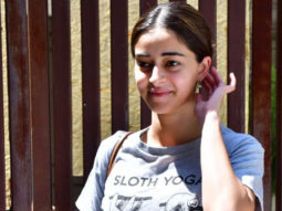 Ananya Panday clicked outside her yoga classes