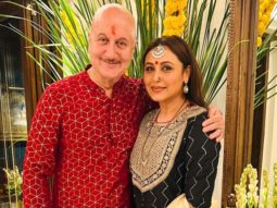 Anupam Kher thanks Rani Mukerji and Aditya Chopra for hosting him; says, “loved your home Rani”