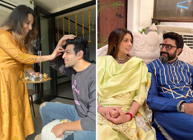 Bhai Dooj 2022: Kartik Aaryan, Shweta Bachchan-Abhishek Bachchan, Shraddha Kapoor, Saif Ali Khan-Soha Ali Khan enjoy the festivities 