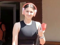 Dhvani Bhanushali gets clicked outside her gym