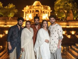 Double XL: Sonakshi Sinha, Huma Qureshi, Zaheer Iqbal, and Mahat Raghavendra ring in Diwali in Ahmedabad