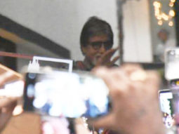 Fans swarm outside Amitabh Bachchan’s house as he greets them on his 80th birthday