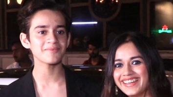 Jannat Zubair and her brother twin in black at Faisu’s birthday party