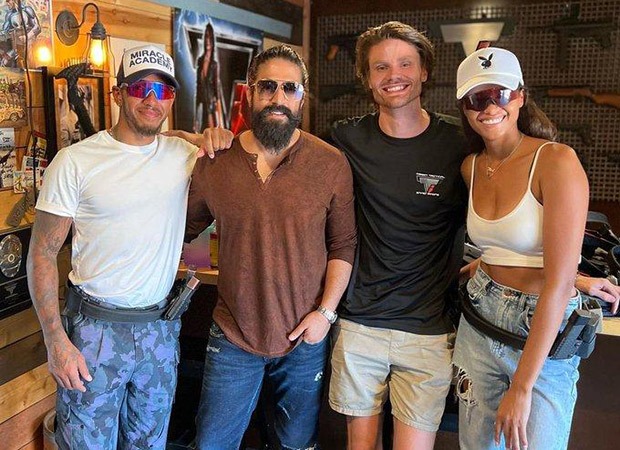 KGF star Yash meets Lewis Hamilton; internet goes berserk
