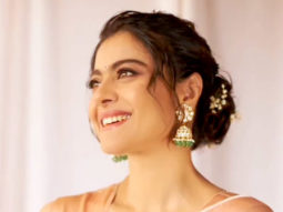 Kajol looks absolutely desirable in pink saree