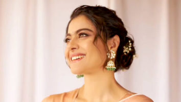 Kajol looks absolutely desirable in pink saree