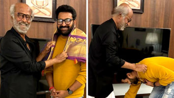 Kantara director Rishab Shetty touches Rajinikanth’s feet after receiving praises: ‘We are always grateful for your appreciation’