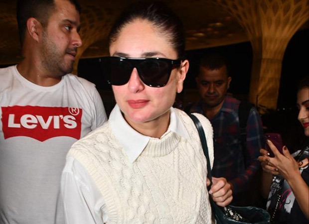 Kareena Kapoor Khan gets nervous as a fan tries to put his arm around her; faces fans frenzy at Mumbai airport as they crowd her to get a selfie 