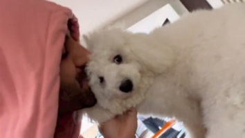 Kartik Aaryan’s pet Katori is incharge of his car today!