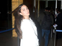 Kiara Advani makes a statement with her yellow bag paired with all-white outfit