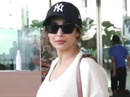 Malaika Arora gets clicked at the airport rocking a cap